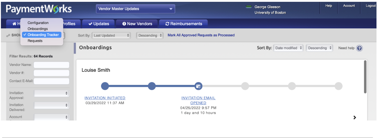 Comprehensive Guide to the Onboarding Tracker in PaymentWorks